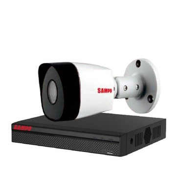 SAMPO 昌運監視器 組合 DR-TW2516AN 16路 五合一主機+VK-TW0221ZSN 2MP HDCVI 紅外槍型攝影機*1