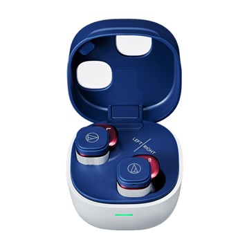 audio-technica 鐵三角 無線耳機 原廠保固  ATH-SQ1TW2-NRD  海軍藍