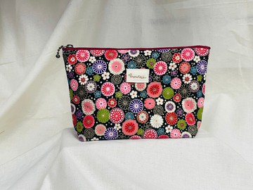 和風拉鍊小物袋-20公分拉鍊