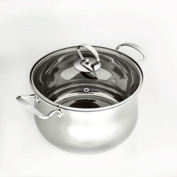 個人鍋 小火鍋大小 在台現貨【西華 SILWA】福氣鍋 24cm 超大容量 超大口徑 304不銹鋼鍋身 好清洗 實品拍攝