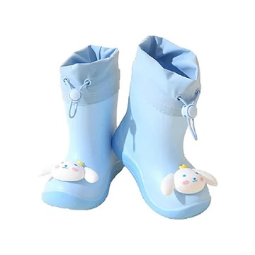 JAR嚴選 立體卡通兒童雨鞋 藍色小狗 可拆內裡 防滑鞋底  XL
