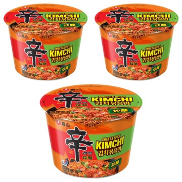 NONGSHIM 農心 辛辣白菜炒麵大碗麵 122g  3個裝
