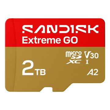 SanDisk 晟碟 Extreme GO microSD 記憶卡 SDSQXGN-2T00-GN6MN  1個  2TB