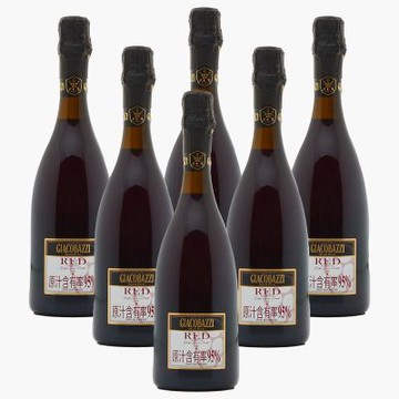 義大利GIACOBAZZI 0酒精香檳飲 (750ml/瓶)*6瓶/箱