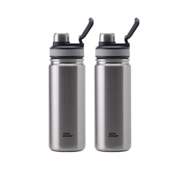 CookPower 超真空運動保溫瓶700ml-二入組(星際銀2入)