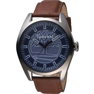 Timberland 天柏嵐 TBL.16005JYU/03 簡單經典大LOGO時尚腕錶/藍面 46mm｜樂天全館特惠中★指定刷卡回饋10%
