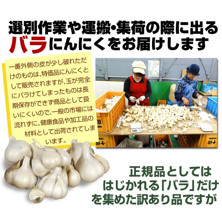 にんにく 1kg 青森産 にんにく・バラ ご家庭用 送料無料 食品