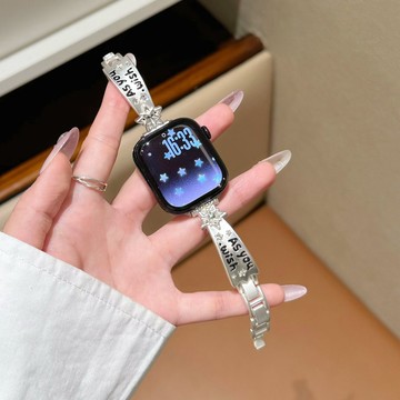 細款金屬as u wish錶帶 適用Apple watch11錶帶 iwatch錶帶 全系列通用錶帶 當季錶帶