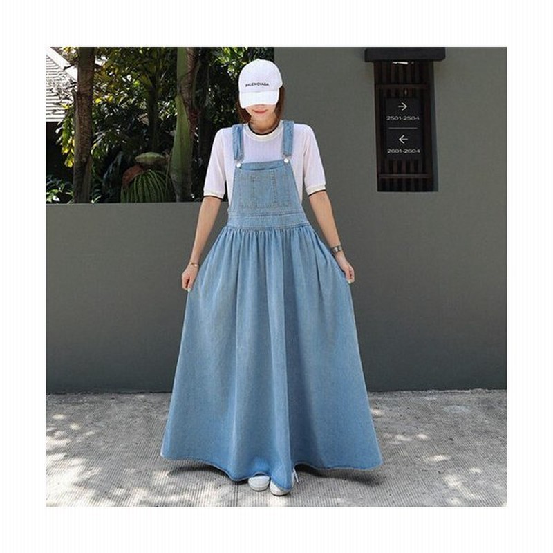 お花見sale サロペットスカート デニム コーデ 代 30代 40代 50代 サロペット マキシスカート レディース ファッション スカート 女性 カジュアル 通販 Lineポイント最大get Lineショッピング