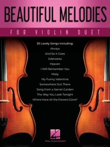 30首優美旋律 Beautiful Melodies 小提琴二重奏譜 第一把位