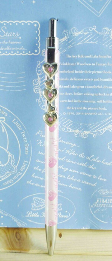 【震撼精品百貨】Hello Kitty 凱蒂貓 KITTY原子筆-35周年紀念版-粉心 震撼日式精品百貨
