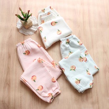 清新~女秋冬加厚空氣層保暖褲睡褲 冬季軟軟純棉收口家居褲暖暖褲