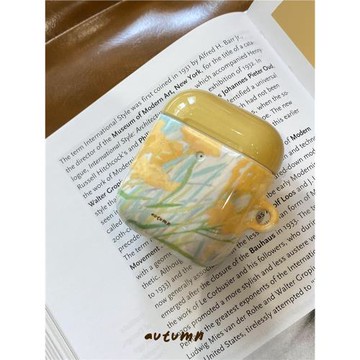 秋日黃花適用于Airpods4保護套airpods2耳機套aipods二代三無線藍牙AirPods3日韓ins風菲林耳機殼AirPodspro2