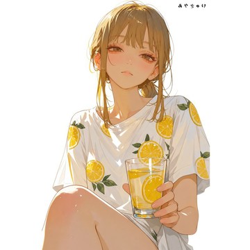【8 月新作】07-139-0056 人物貼紙 簡約夏日女孩