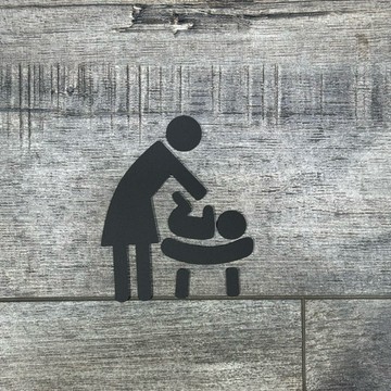 簡約風格 壓克力母嬰室哺乳室親子廁所標示牌 指示牌 辦公大樓 商業空間