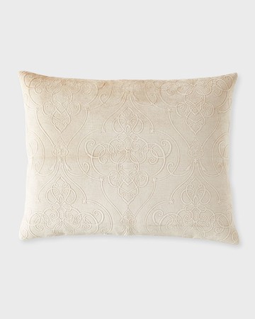 Davim Scroll Velvet King Sham