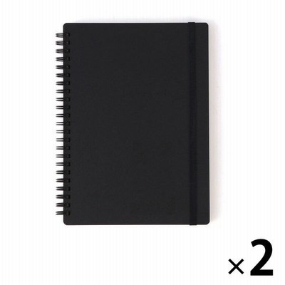 無印良品 上質紙 ダブルリングノート ゴム留付 A5 80枚 6mm横罫 良品計画 通販 Lineポイント最大get Lineショッピング