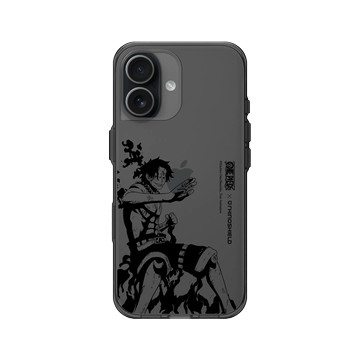 iPhone 17 Clear (相機按鈕) 酷墨灰 - 航海王 One Piece - 復刻系列-艾斯