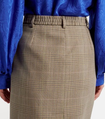Gucci Prince of Wales check wool pencil skirt
