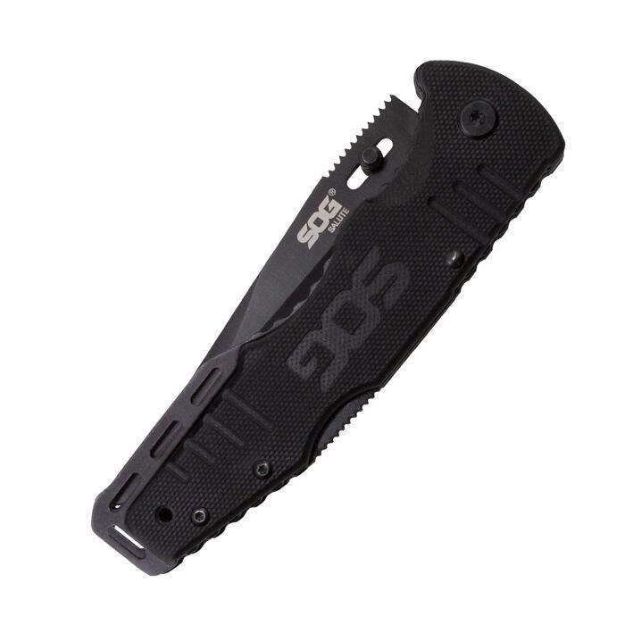 ソグ SOG FF11 サルート 8Cr13MoVステンレス鋼 G-10ハンドル 折り畳み ナイフ SALUTE メール便配送可