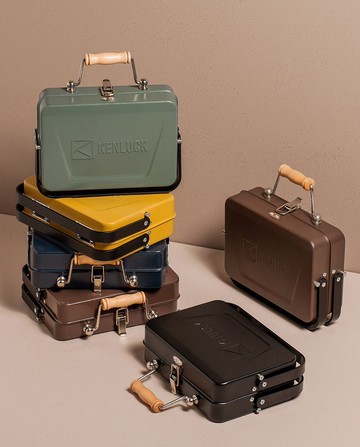 2022 KENLUCK 迷你攜帶型烤肉架-錘紋綠