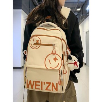 書包女韓版新款流行大容量印花可愛學生背包男ins潮初高中雙肩包