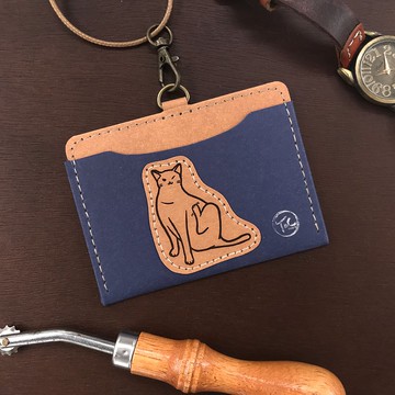 橫式證件套 悠遊卡套-貓咪