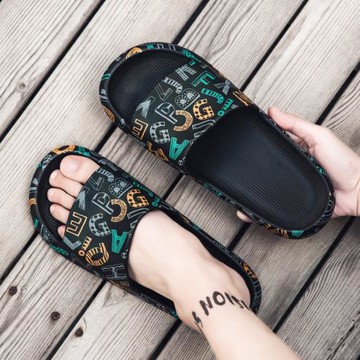 拖鞋男士夏季潮流外穿運動休閑防滑防臭耐磨踩屎感涼拖沙灘涼拖鞋