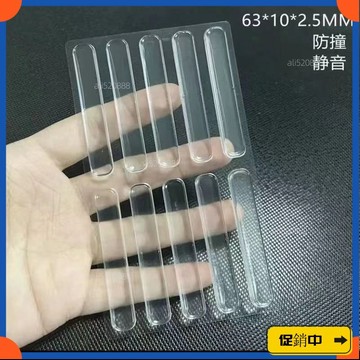 🔥桃園有貨🔥免打孔無痕硅膠防撞門貼門把手防撞條護墻靜音貼冰箱消音門碰墊vdrb
