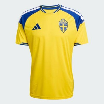Adidas 愛迪達 Svff H Jsy JM5814 男 T恤 運動上衣 黃 世界盃 瑞典 主場球迷版 短袖球衣