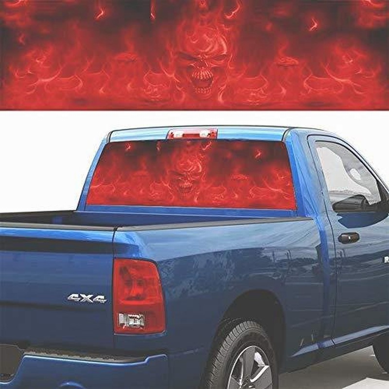 Practlsol 車用デカール レッドフレームスカルデカール 1枚 リアウィンドウデカール トラックステッカー 車用デカール ビニール製 車 トラック Suv ジープ 通販 Lineポイント最大get Lineショッピング