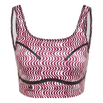 (WMNS) adidas by Stella McCartney TruePurpose Printed Crop Top 'Pink'