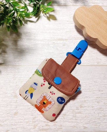 膨膨鋪棉 有機棉 平安符袋/香火袋/御守袋/護身符袋(動物園)