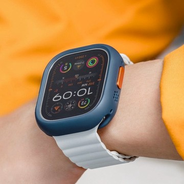MAGEASY Apple Watch 49mm Skin 防摔保護殼 午夜黑