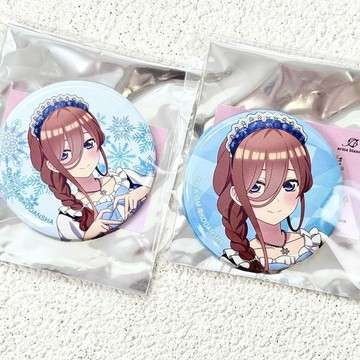 咪咪良品🔥日版五等分的花嫁周邊中野三玖二乃雪女僕日谷吧唧徽章