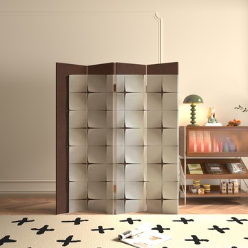 公司貨 免運 現代簡約屏風隔斷家用臥室奶油風裝飾玄關移動折疊走廊沙發背景墻 快速發貨