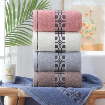 浴巾全棉加大加厚成人款柔軟吸水速干滌棉禮品純棉浴巾跨境批發