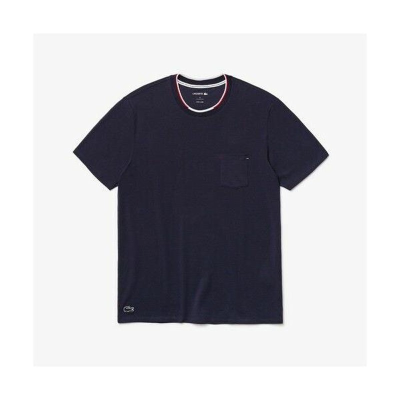 LACOSTE / ラコステ トリコロールクルーネックTシャツ | LINEショッピング