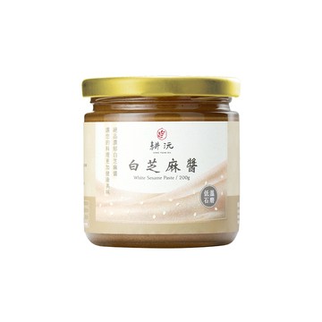 GENG YUAN 低溫石磨純白芝麻醬200g x 4入
