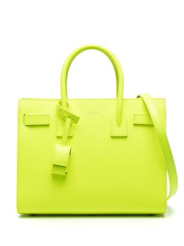 Saint Laurent - Sac De Jour tote bag - women - Calf Leather - One Size - Yellow