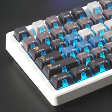 XVX《無畏契約-極光》主題款鍵帽新素材PBT+PC五面熱升華正刻透光