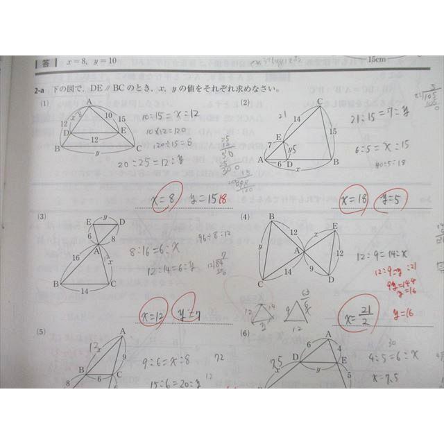 UL25-103 塾専用 3年 中学必修テキスト 数学 08S5B