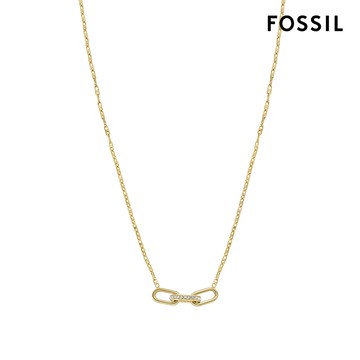 【FOSSIL 官方旗艦館】Heritage 簡約D字鏈不鏽鋼項鍊 JF04523710