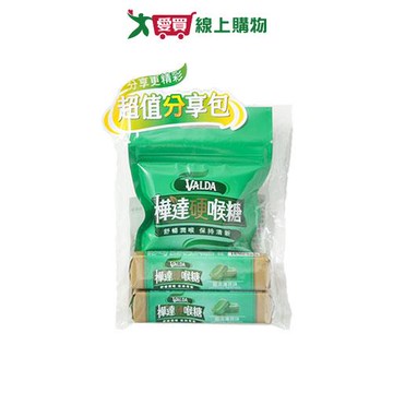樺達硬喉糖超涼薄荷味超值包114G【愛買】