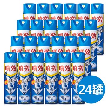 【噴效】24罐 箱購 新600ml油性 殺蟲劑(蟑螂/蒼蠅/蚊子 噴霧罐 台灣製)