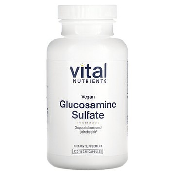 Vital Nutrients, 全素氨基葡萄糖硫酸鹽，750 毫克，120 粒全素膠囊