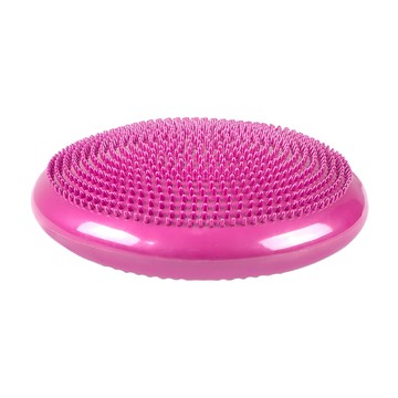 The One 按摩顆粒瑜珈平衡盤 附打氣筒 桃色 - PVC材質  33 x 33cm