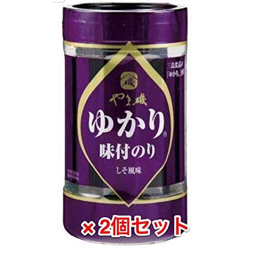 やま磯 ゆかり味のり カップ 味付け海苔 8切32枚 (しそ味)