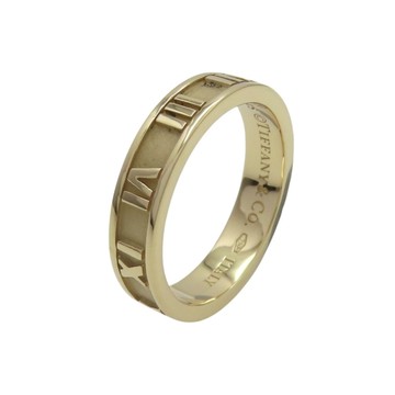 Tiffany & Co 蒂芬妮 Atlas 戒指 18K黃金 二手精品 【二手名牌BRAND OFF】