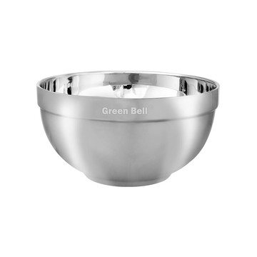 綠貝316不銹鋼隔熱白金碗13.5cm